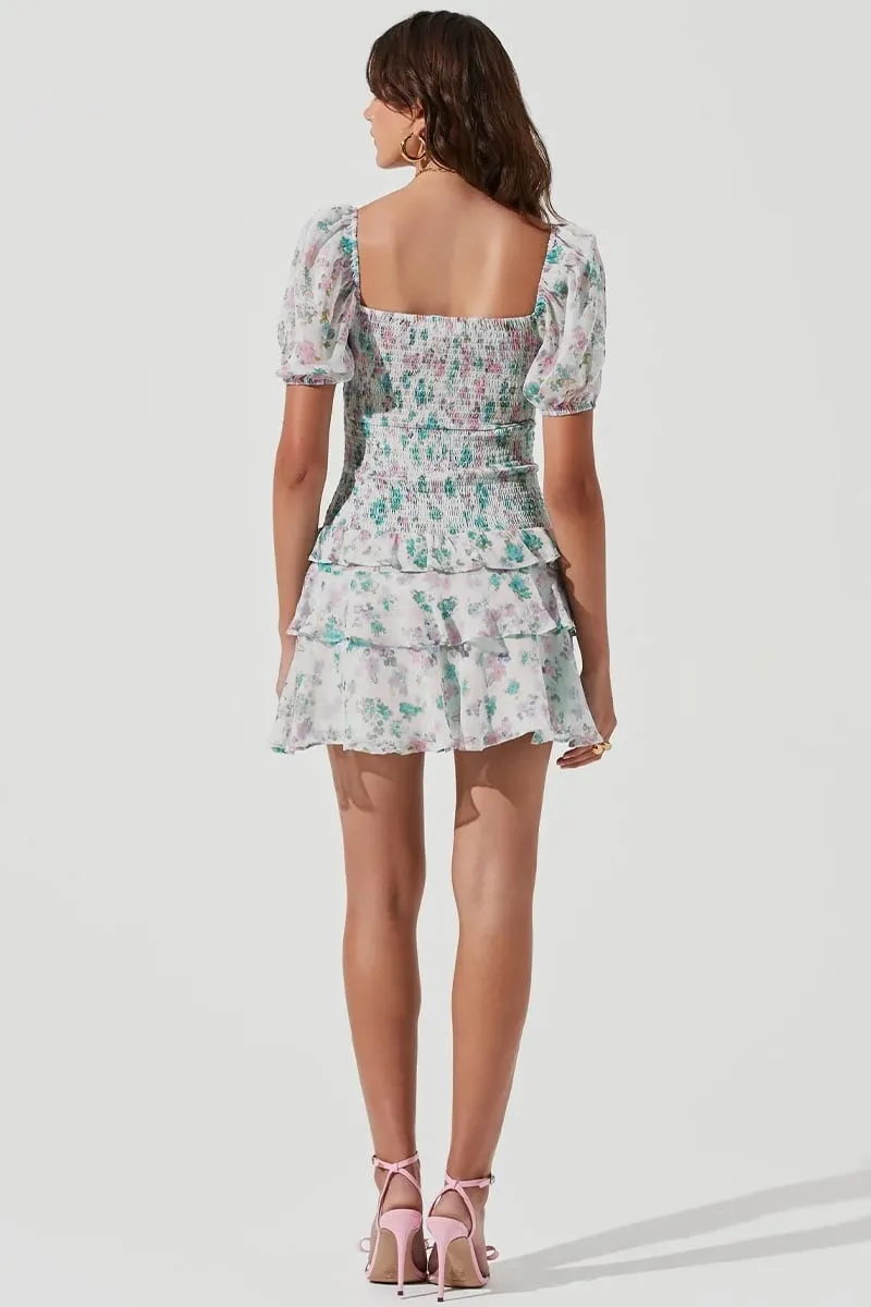 Summer Love Graceful Smocked Mini Dress