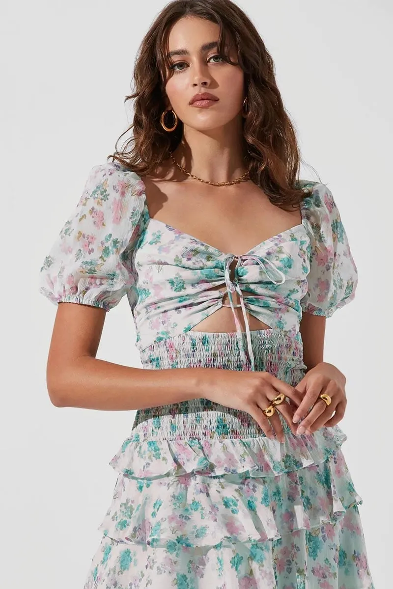 Summer Love Graceful Smocked Mini Dress