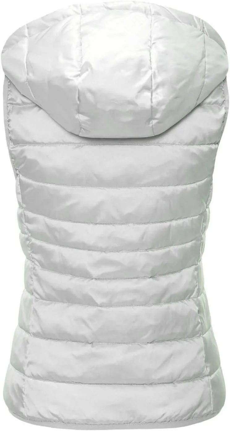 SWEPER Women'S Down Vest - Winter Womens Slim Fit Hooded Outerwear Sleeveless Hooded Jackets Cotton-Padded Warm Color