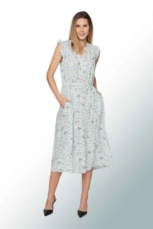 Swim Cap Blue Dress