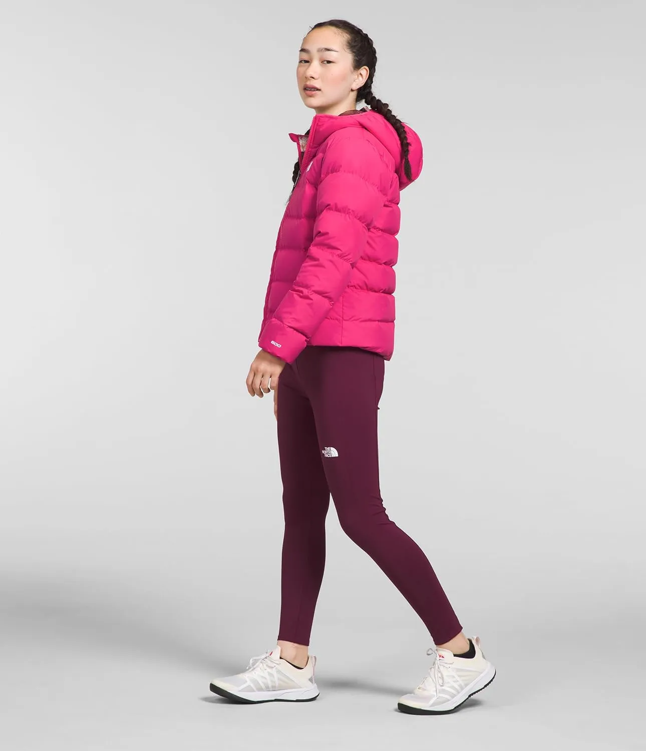 THE NORTH FACE Girls Reversible North Down Hooded Jacket (Little Kids/Big Kids)