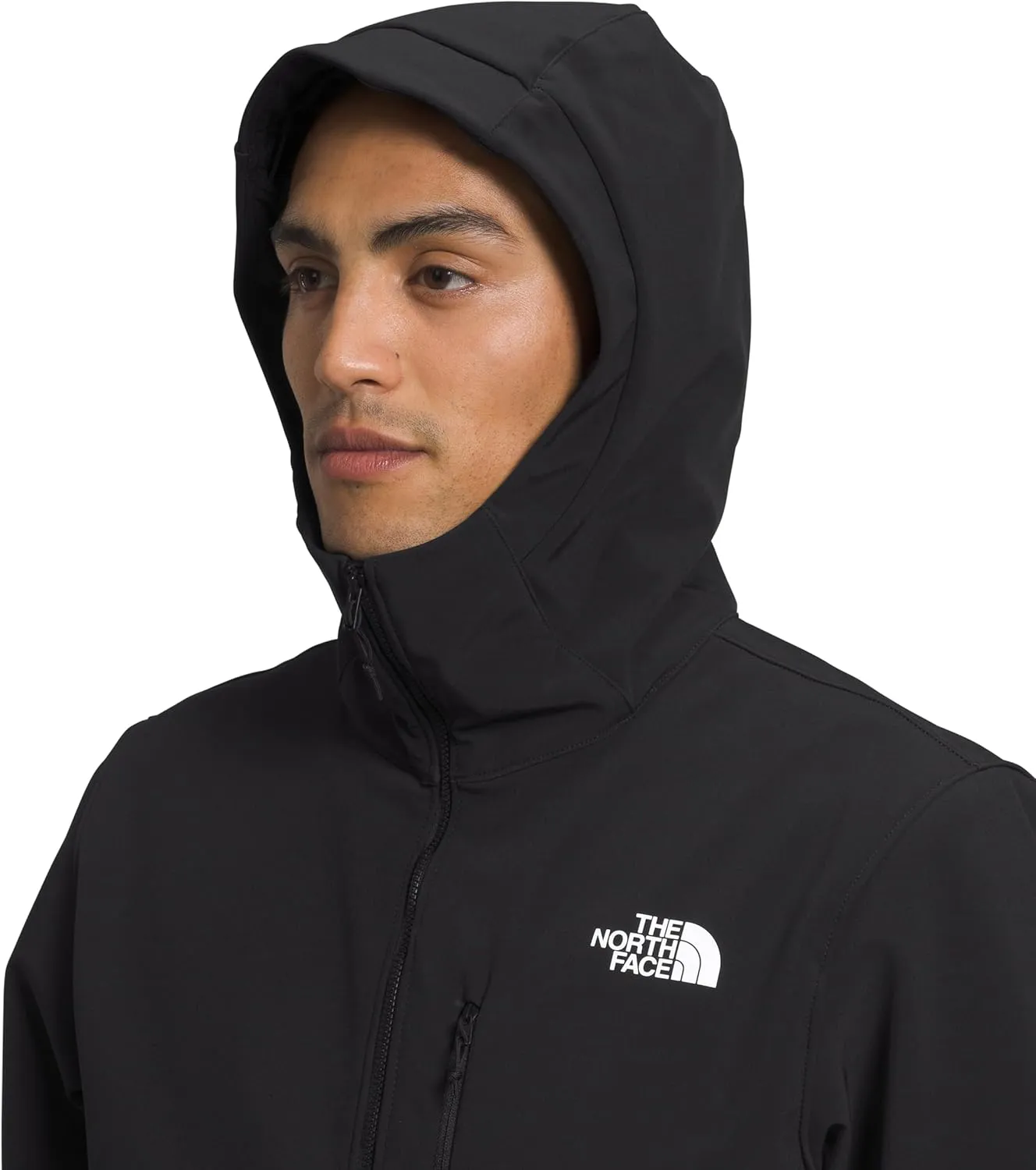 THE NORTH FACE Mens Apex Bionic 3 DWR Softshell Hooded Jacket - PFAS Free