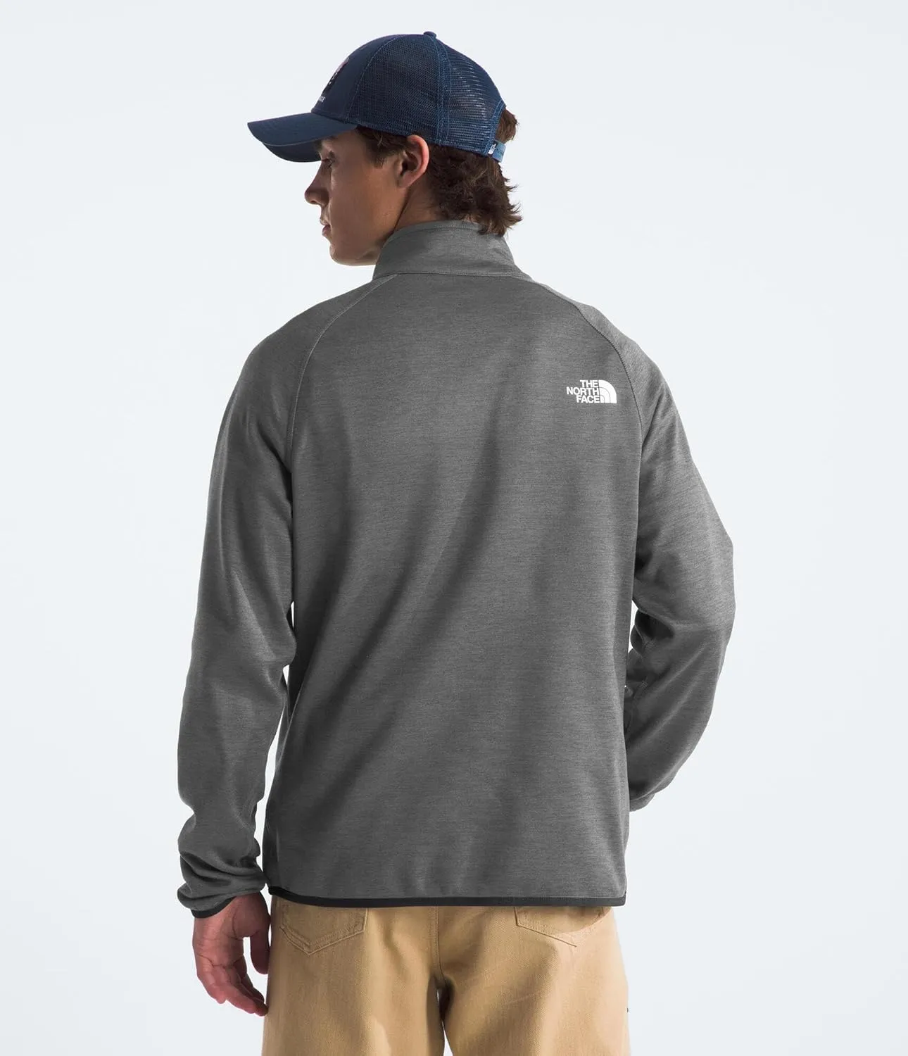 THE NORTH FACE Men's Canyonlands  Zip Pullover Sweatshirt - PFAS Free