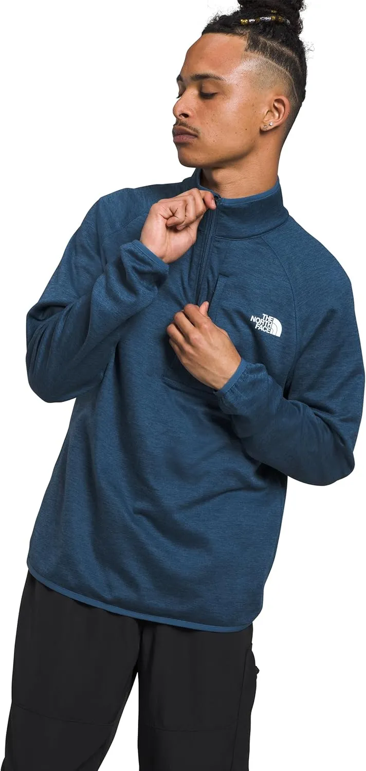 THE NORTH FACE Men's Canyonlands  Zip Pullover Sweatshirt - PFAS Free