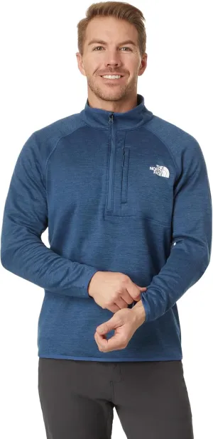 THE NORTH FACE Men's Canyonlands  Zip Pullover Sweatshirt - PFAS Free