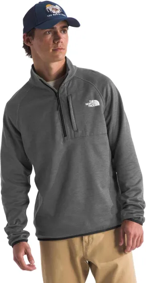 THE NORTH FACE Men's Canyonlands  Zip Pullover Sweatshirt - PFAS Free