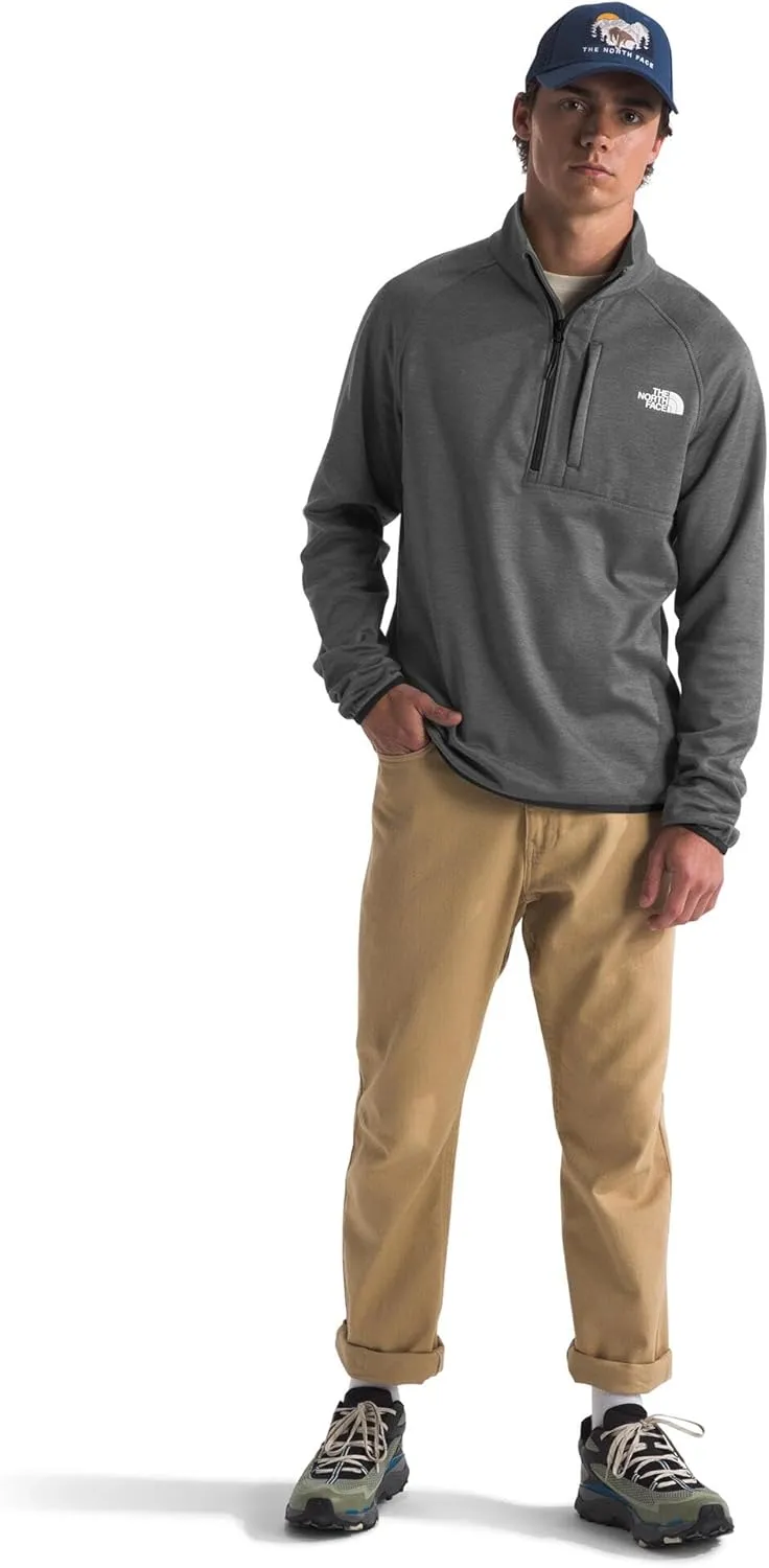 THE NORTH FACE Men's Canyonlands  Zip Pullover Sweatshirt - PFAS Free