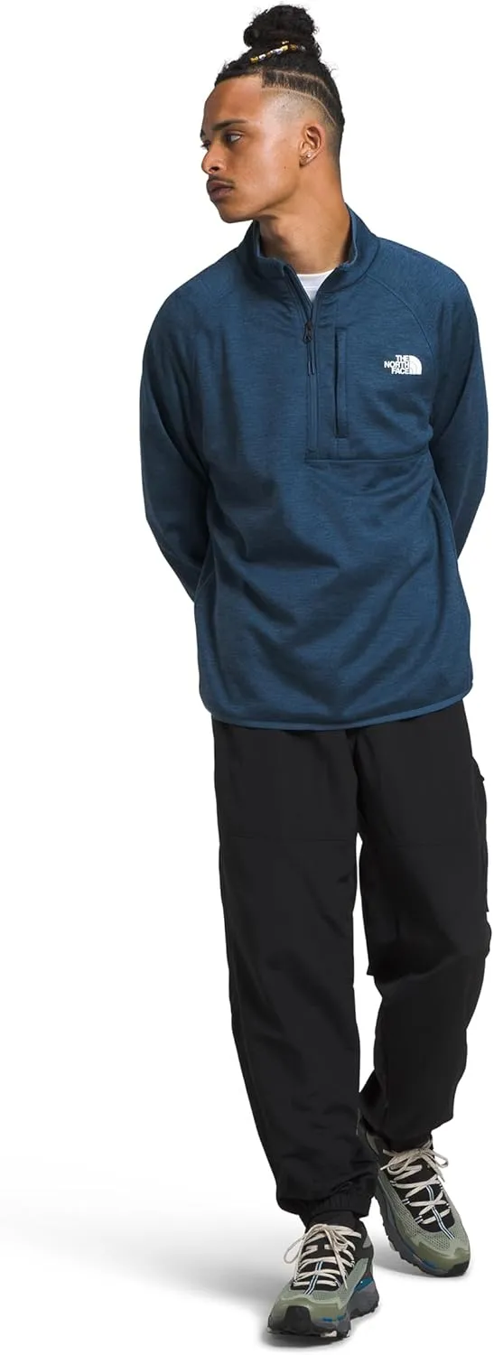 THE NORTH FACE Men's Canyonlands  Zip Pullover Sweatshirt - PFAS Free