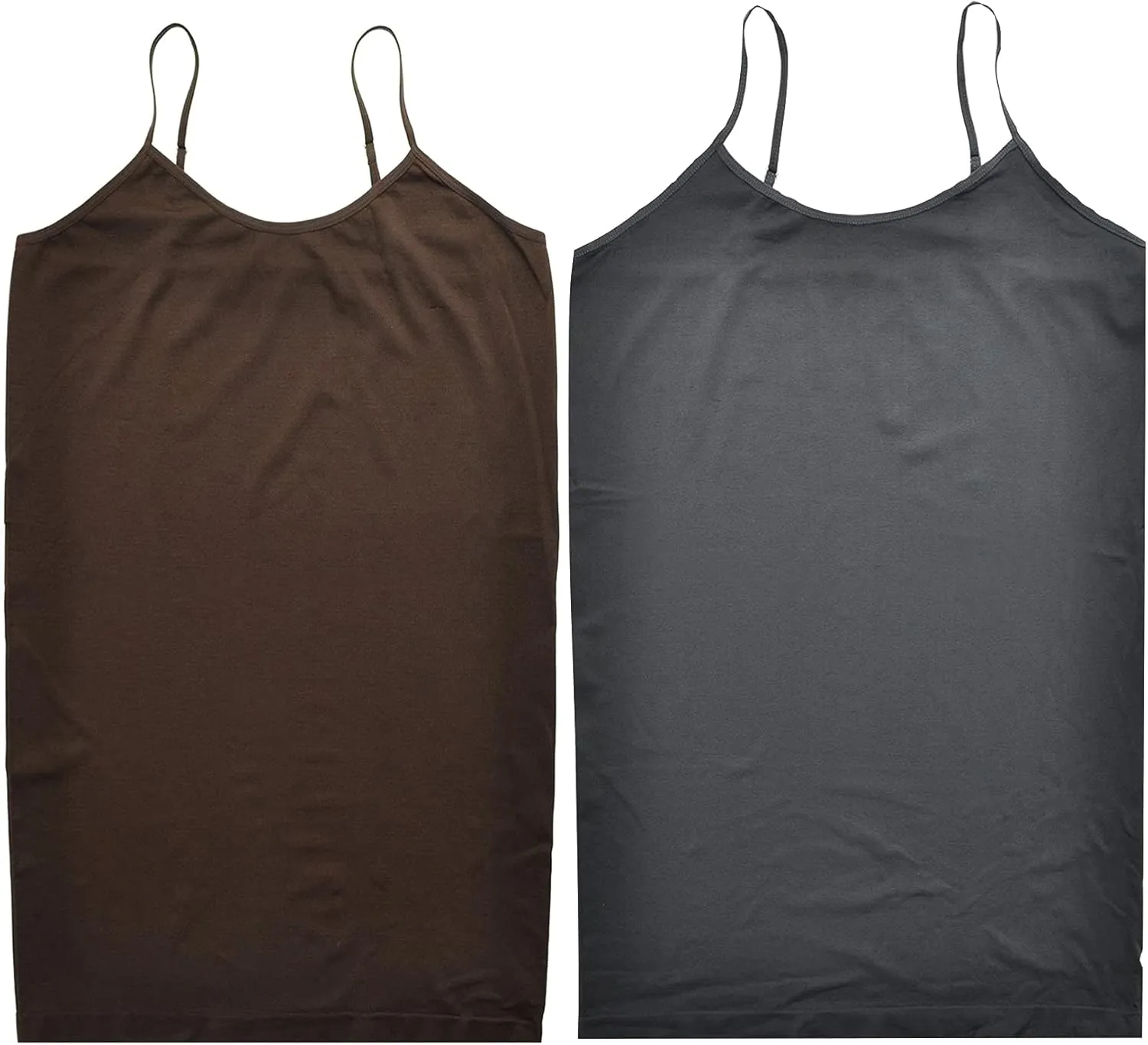 ToBeInStyle Women's Fitted Adjustable Spaghetti Strap Camisole
