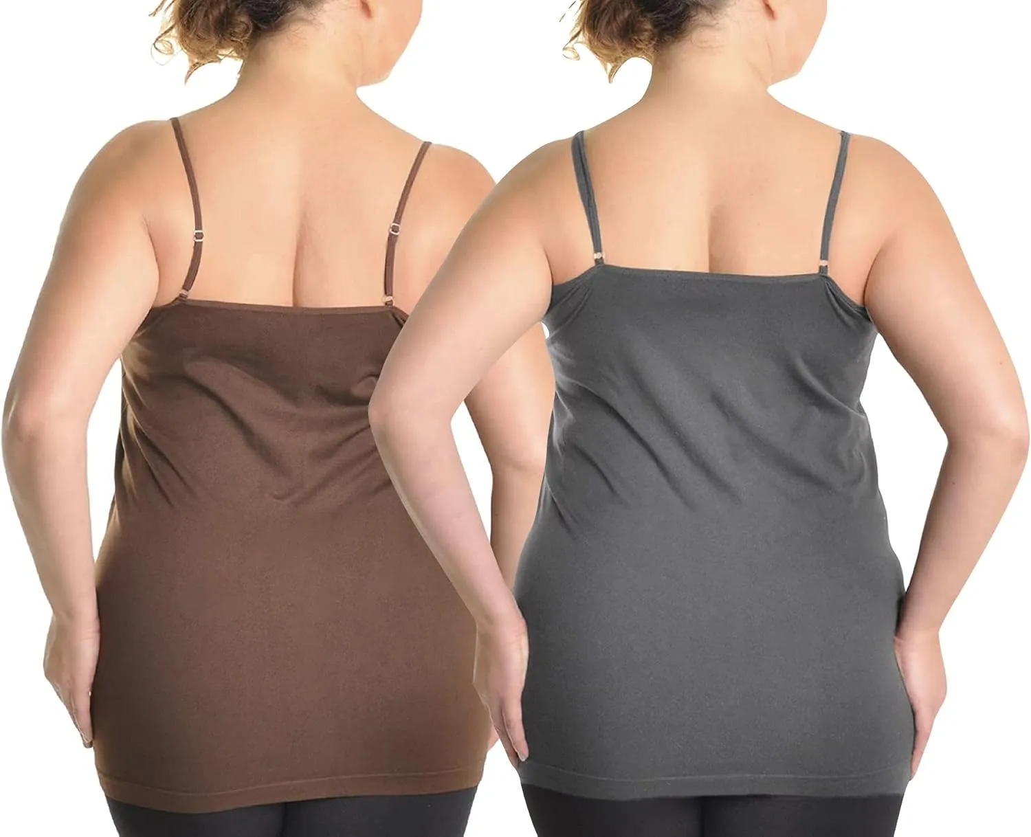 ToBeInStyle Women's Fitted Adjustable Spaghetti Strap Camisole
