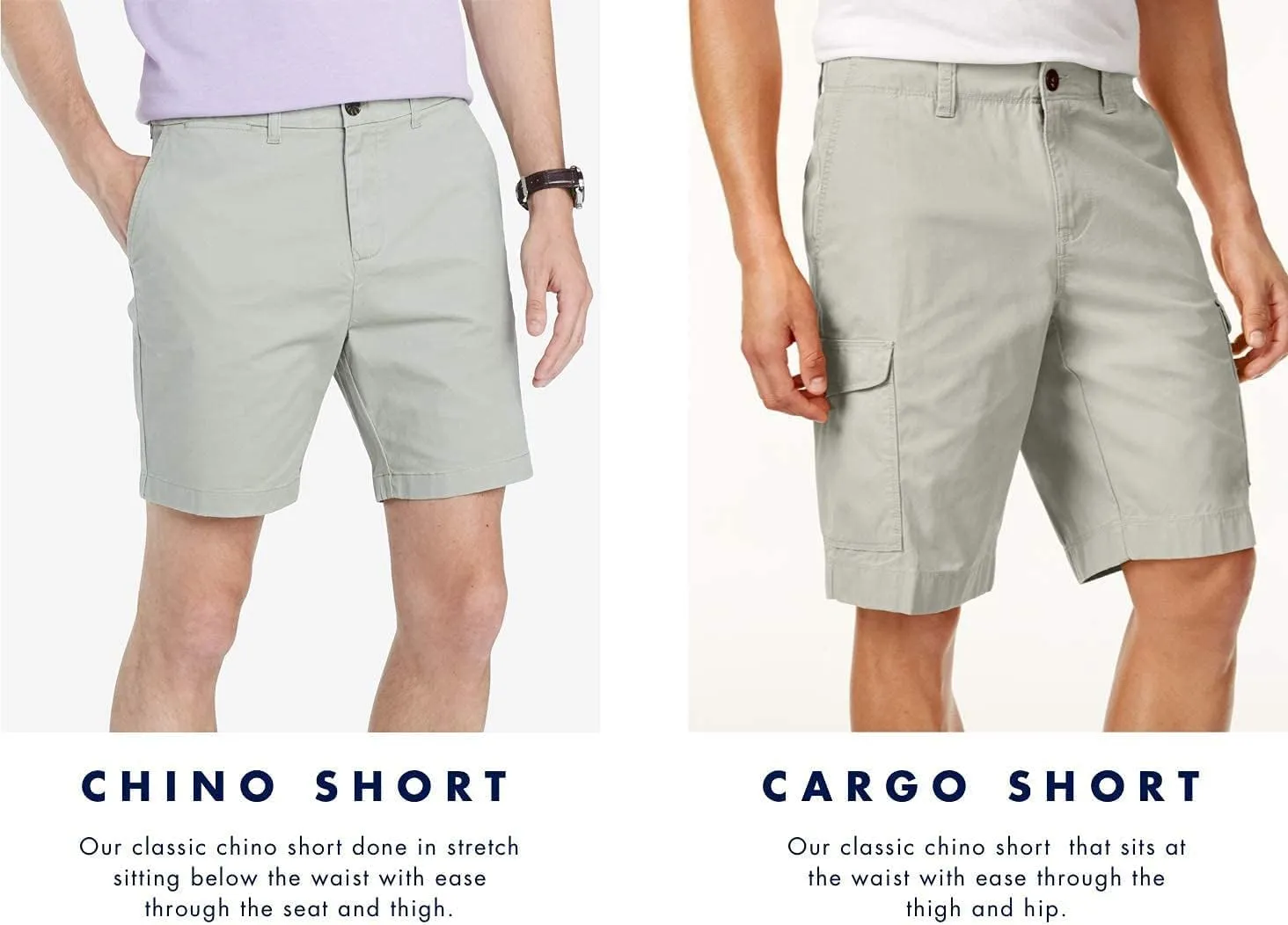 Tommy Hilfiger Men's 6 Pocket Stretch Cotton Cargo Shorts