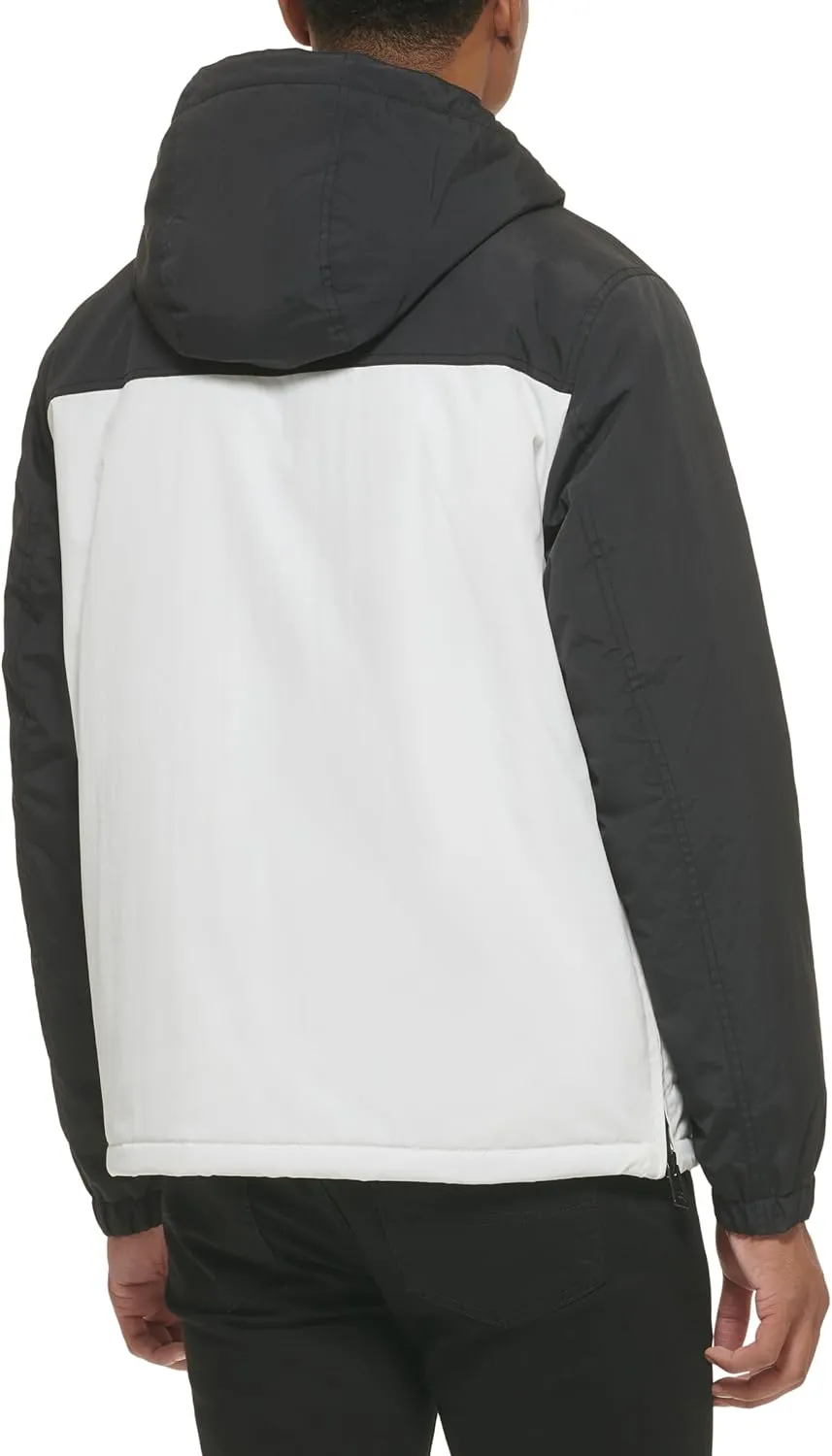 Tommy Hilfiger Men's Performance Fleece Lined Hooded Popover Jacket