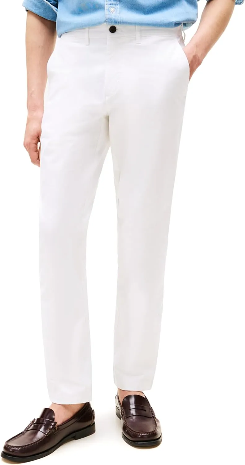 Tommy Hilfiger Men's Stretch Cotton Chino Pants in Slim Fit