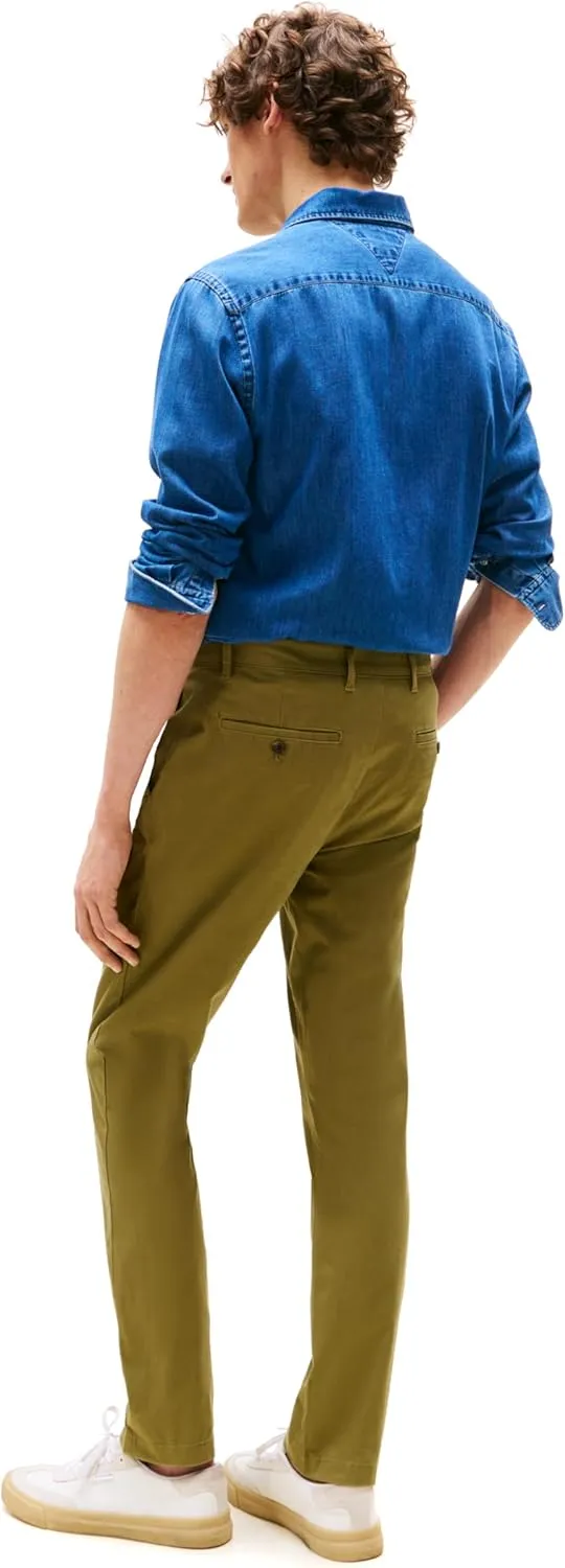 Tommy Hilfiger Men's Stretch Cotton Chino Pants in Slim Fit