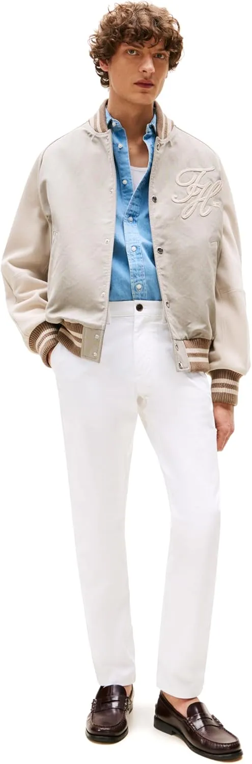 Tommy Hilfiger Men's Stretch Cotton Chino Pants in Slim Fit