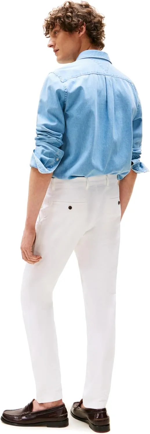 Tommy Hilfiger Men's Stretch Cotton Chino Pants in Slim Fit