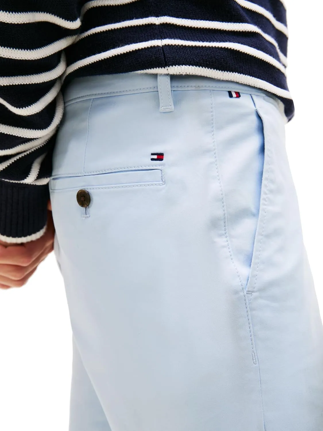 Tommy Hilfiger Men's Stretch Cotton Chino Pants in Slim Fit