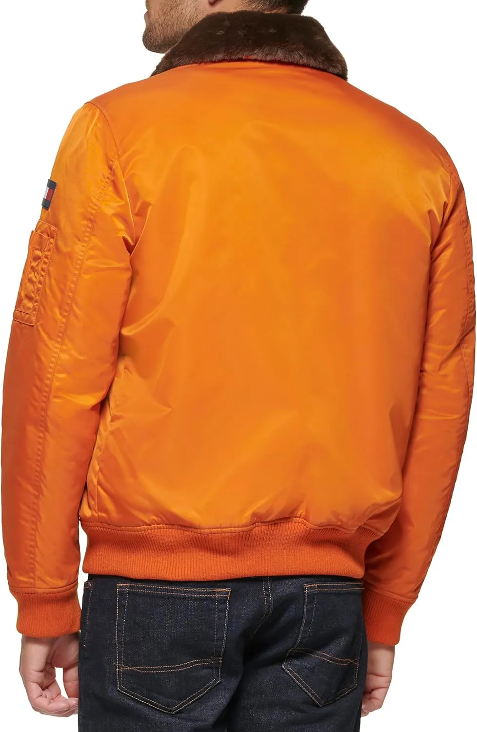 Tommy Hilfiger Men's Tommy Hilfiger Men's Laydown Removable Pile Collar Officer Jacket