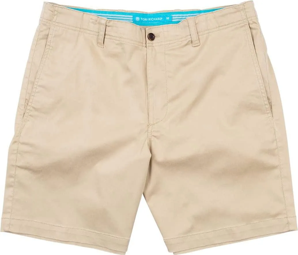 Tori Richard Men's Monte Carlo Size 38 Walnut Quick Dry 8" Inseam Shorts