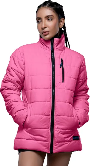 URBAN BUCK Womens Puffer Jackets Down Alternative Midweight Long Sleeve Windproof & Water Repellent Winter Azaria Women Coat