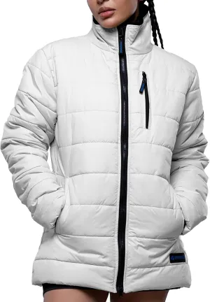URBAN BUCK Womens Puffer Jackets Down Alternative Midweight Long Sleeve Windproof & Water Repellent Winter Azaria Women Coat