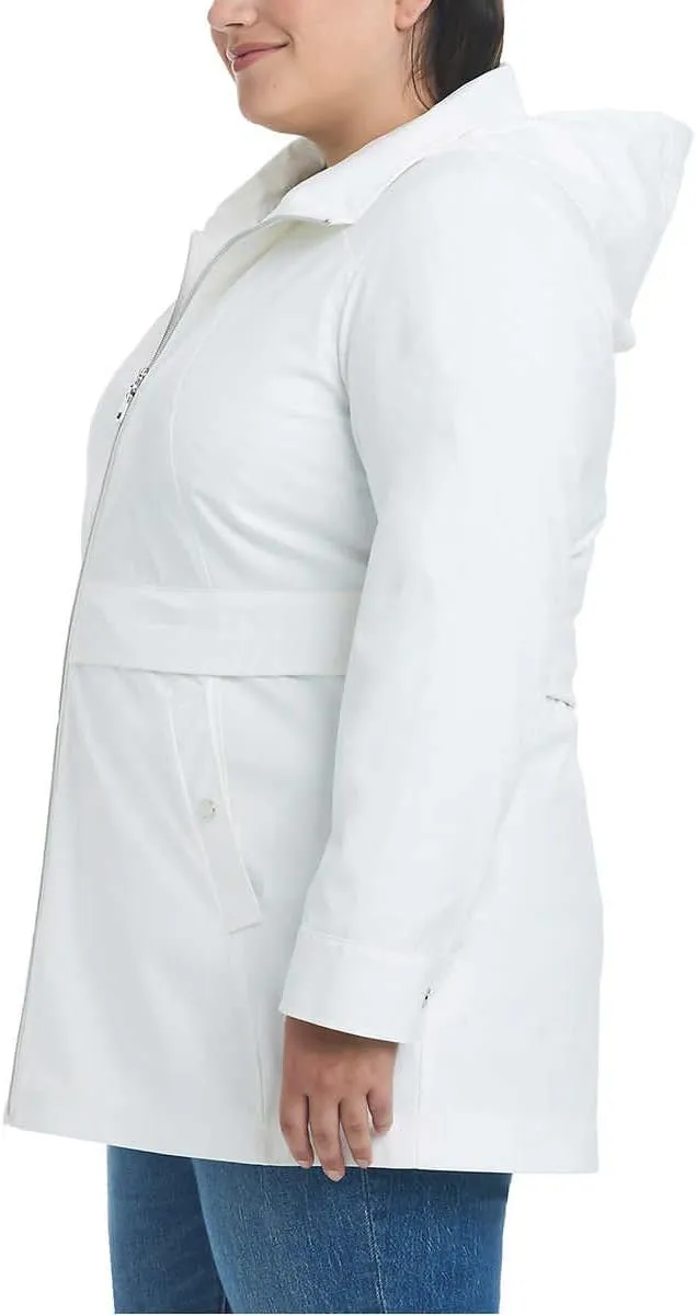 Vince Camuto Women's Lightweight Water and Wind Resistant Rain Jacket