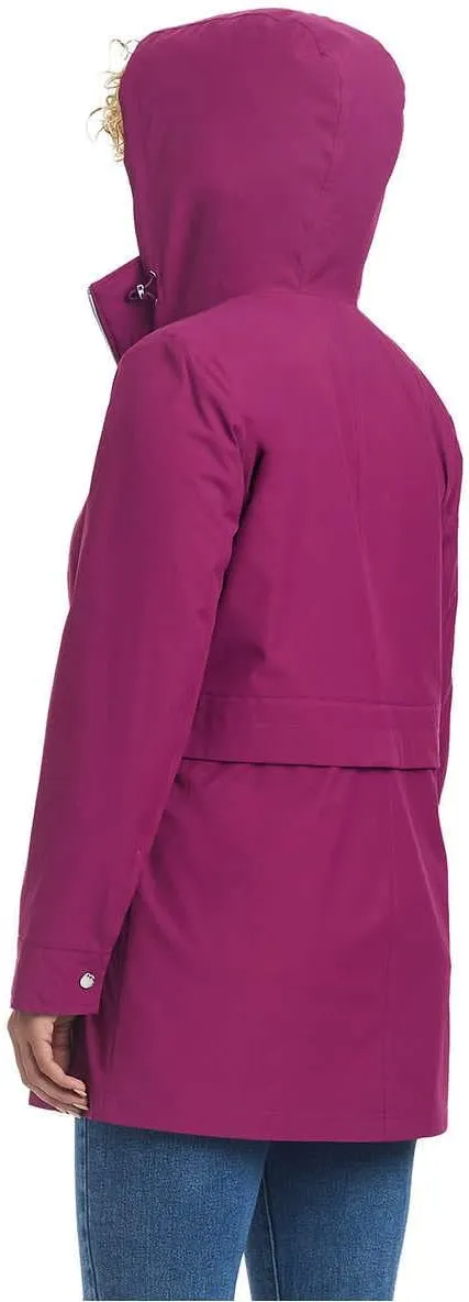Vince Camuto Women's Lightweight Water and Wind Resistant Rain Jacket