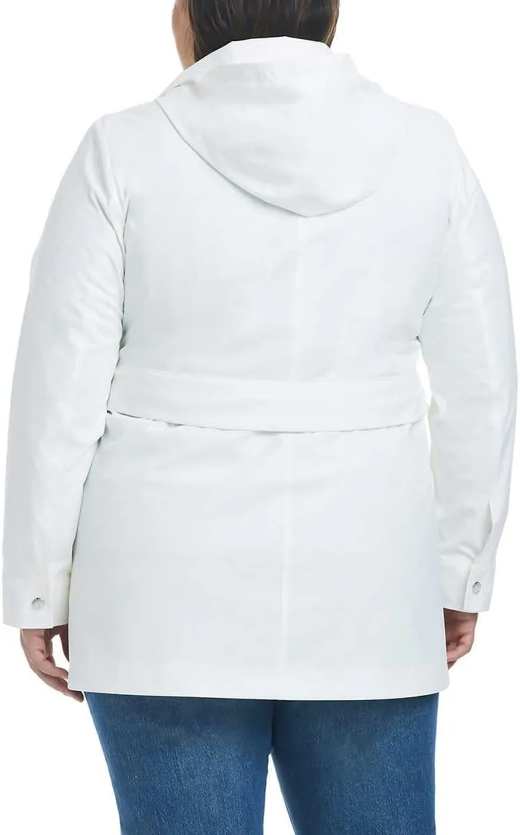 Vince Camuto Women's Lightweight Water and Wind Resistant Rain Jacket