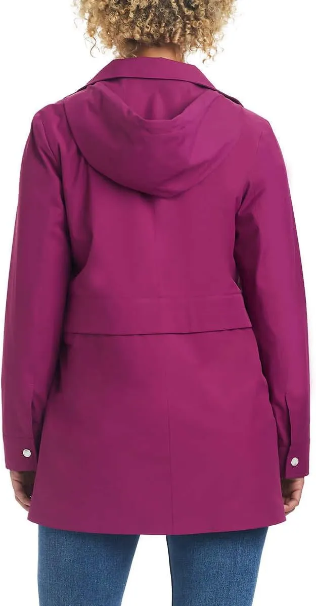 Vince Camuto Women's Lightweight Water and Wind Resistant Rain Jacket