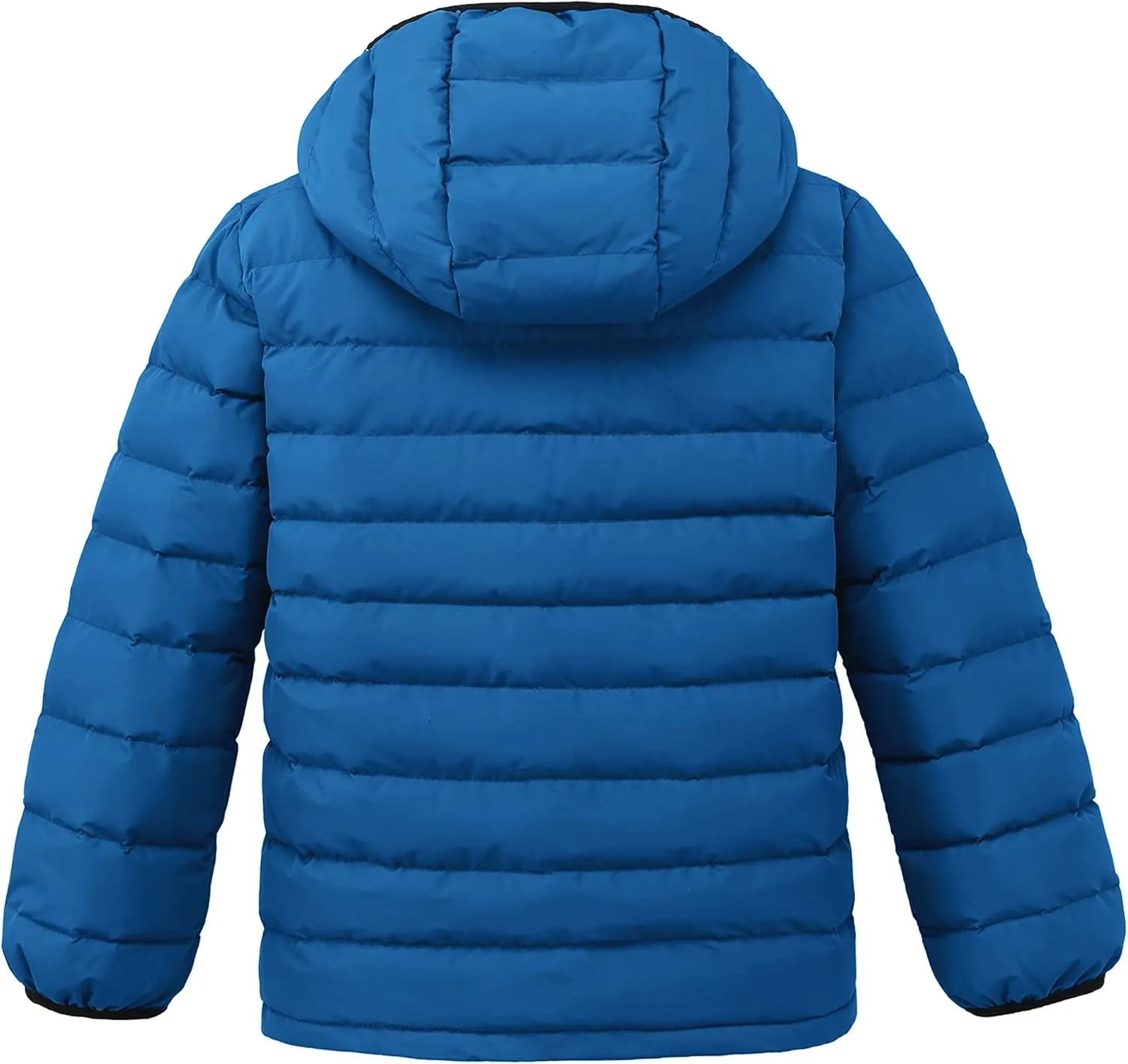 wantdo Boys' Winter Coat Lightweight Puffer Jacket Waterproof Outerwear Hooded