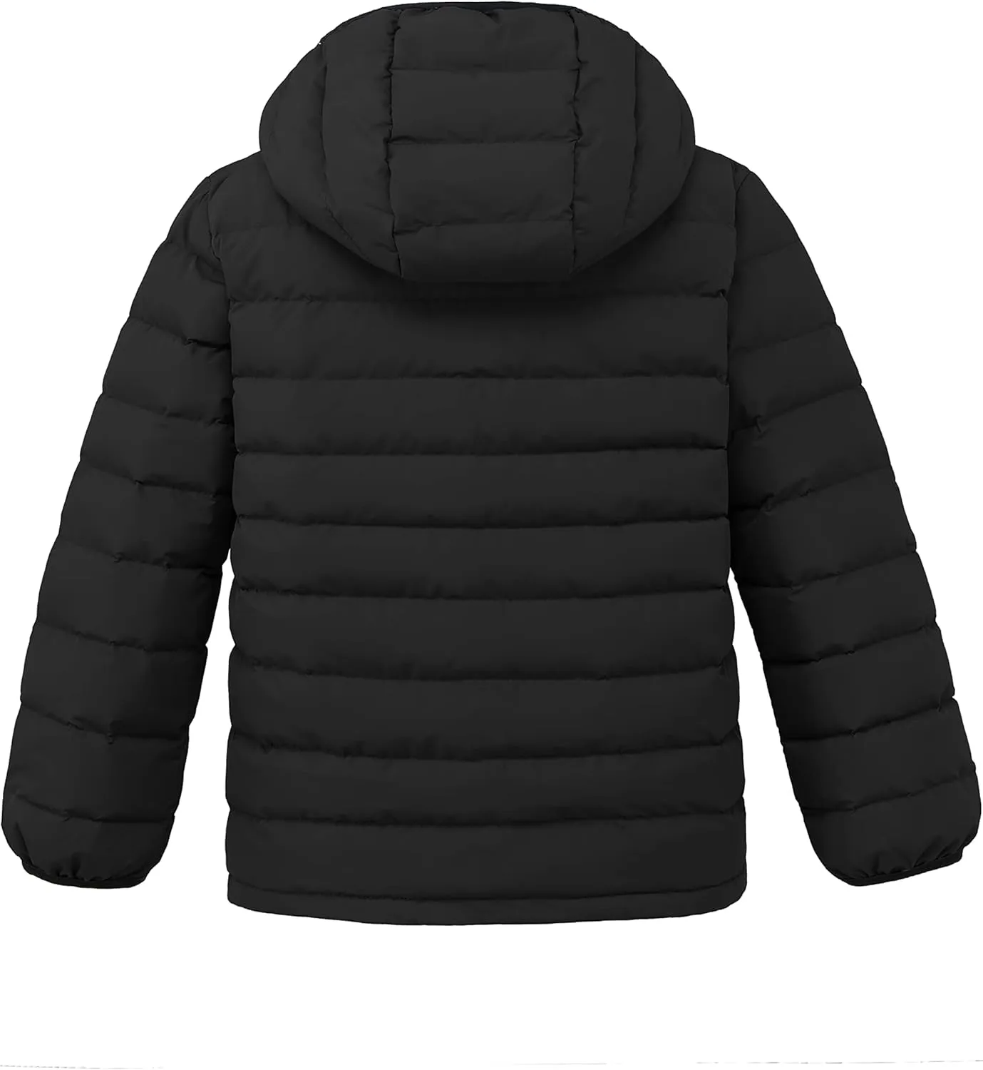 wantdo Boys' Winter Coat Lightweight Puffer Jacket Waterproof Outerwear Hooded