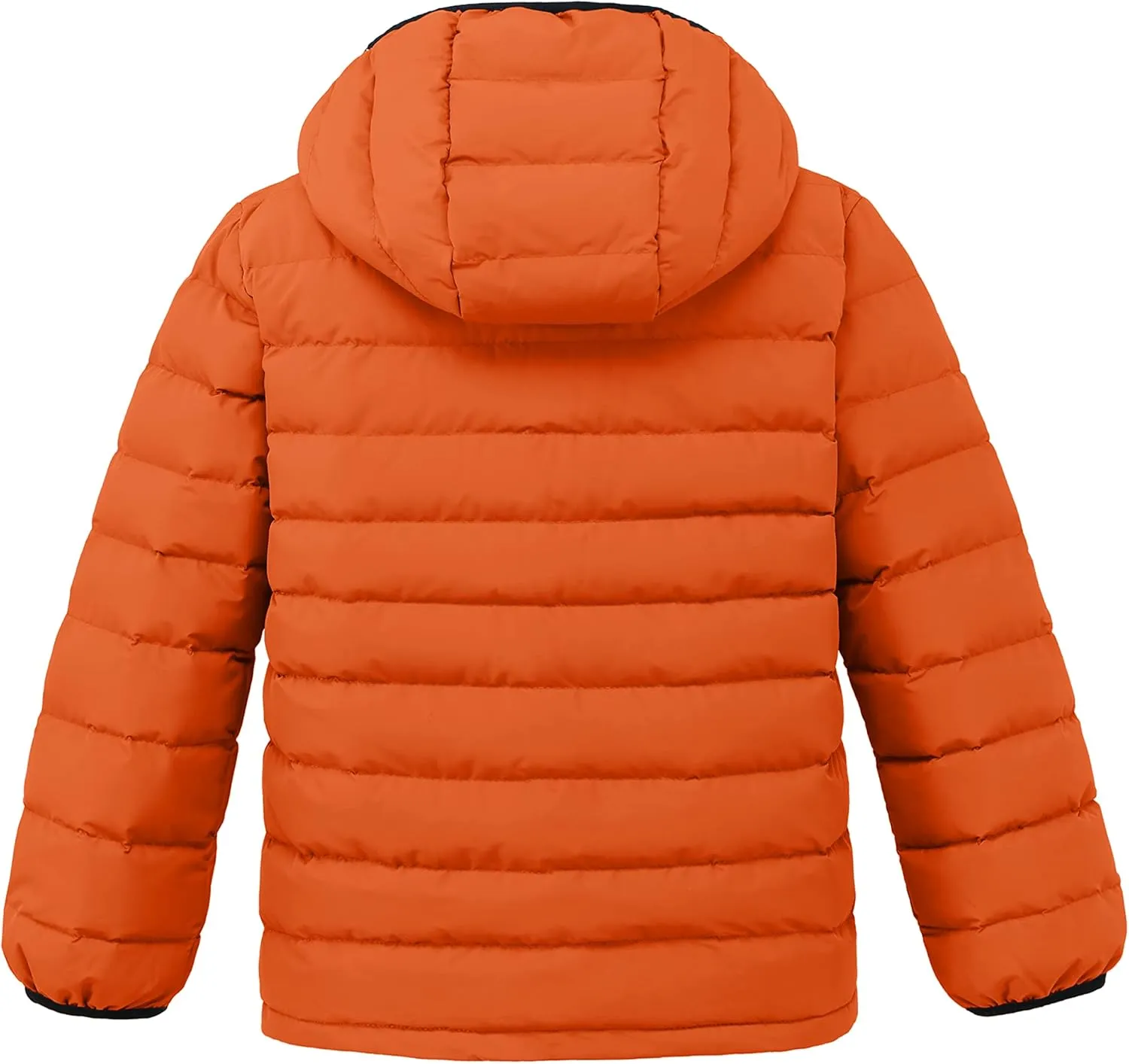 wantdo Boys' Winter Coat Lightweight Puffer Jacket Waterproof Outerwear Hooded