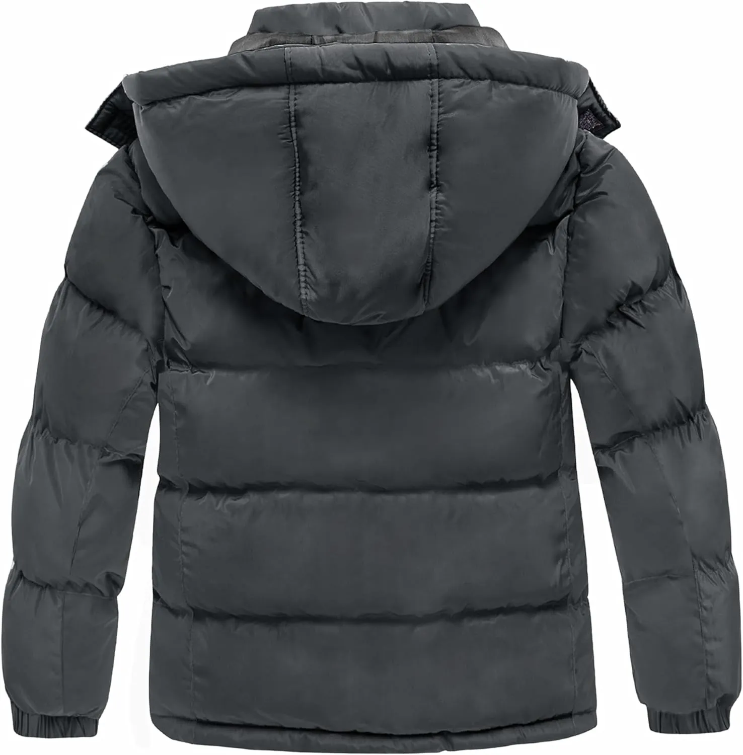 wantdo Boy's Winter Coat Warm Puffer Jacket Waterproof Parka with Hood