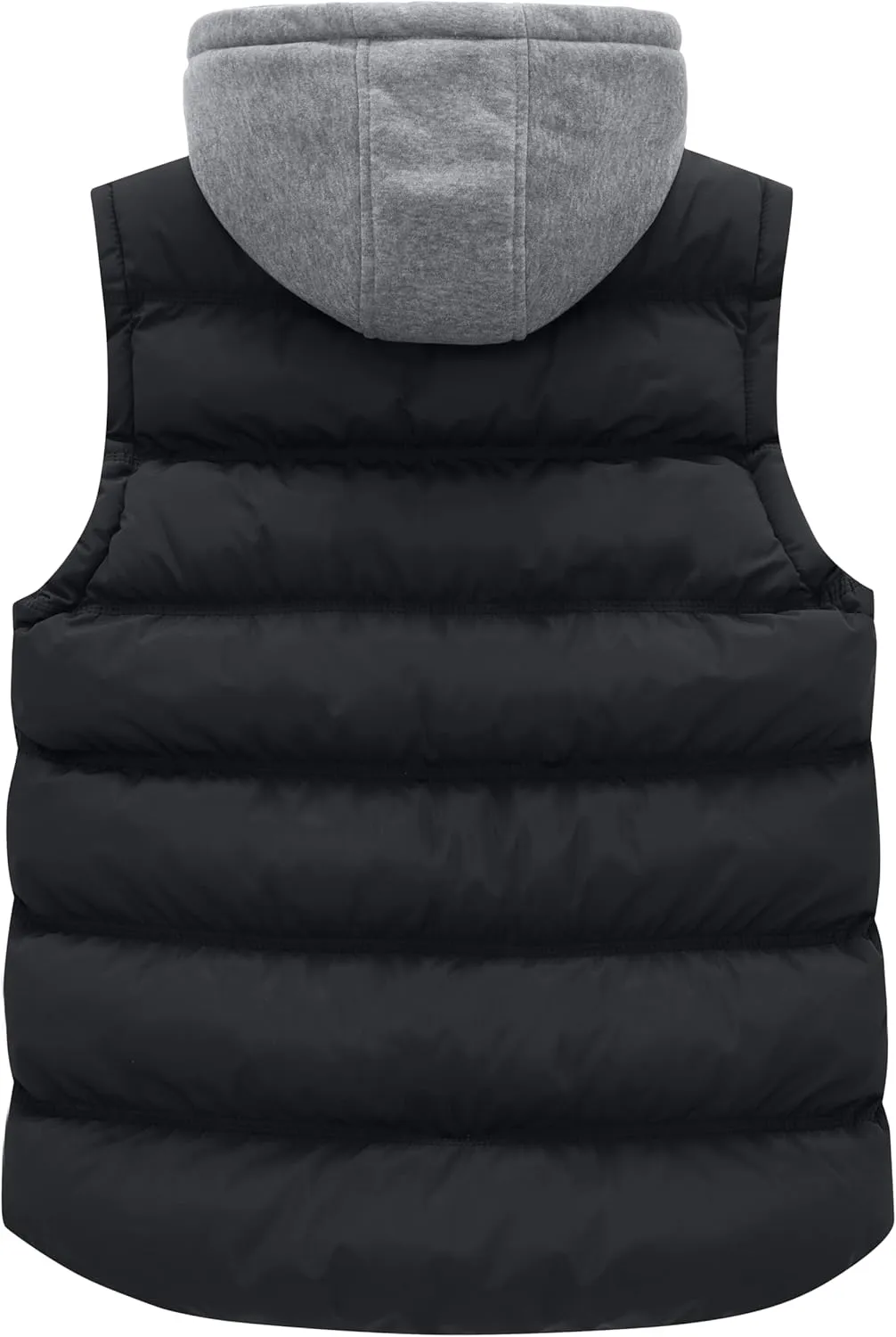 wantdo Women's Quilted Puffer Vest Thicken Warm Winter Coat with Removable Hood