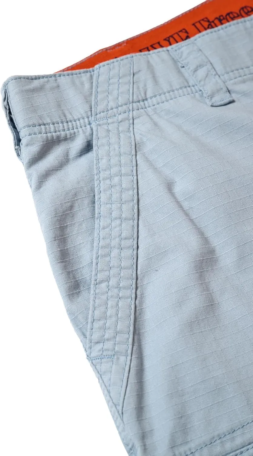 Wearfirst Men's Caution Ripstop Stretch Cotton Cargo Shorts | Day Hiker