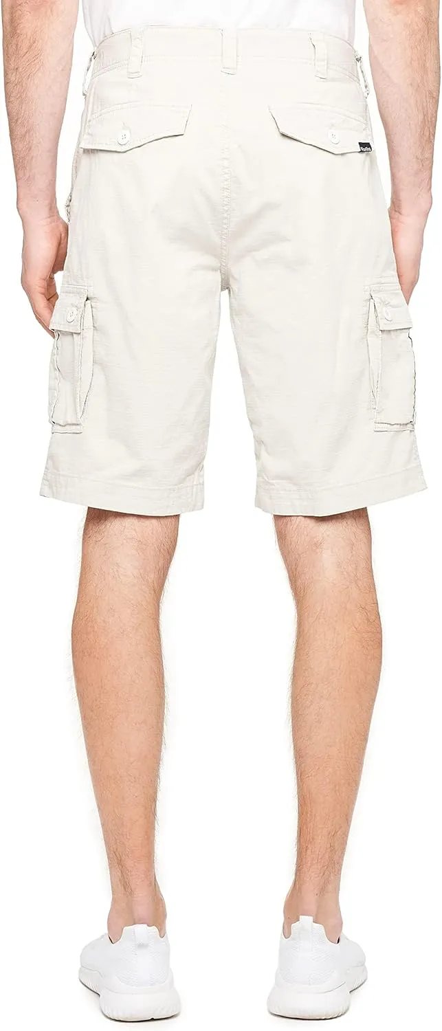 Wearfirst Men's Caution Ripstop Stretch Cotton Cargo Shorts | Day Hiker
