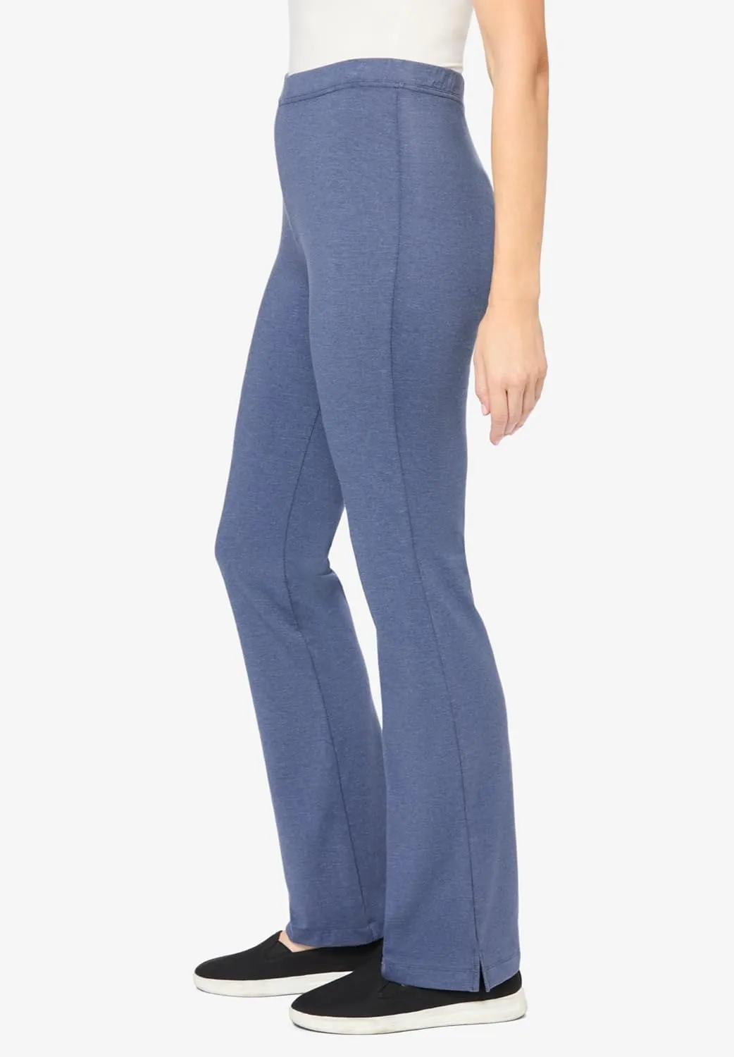 Woman Within Plus Size Stretch Cotton Bootcut Pant