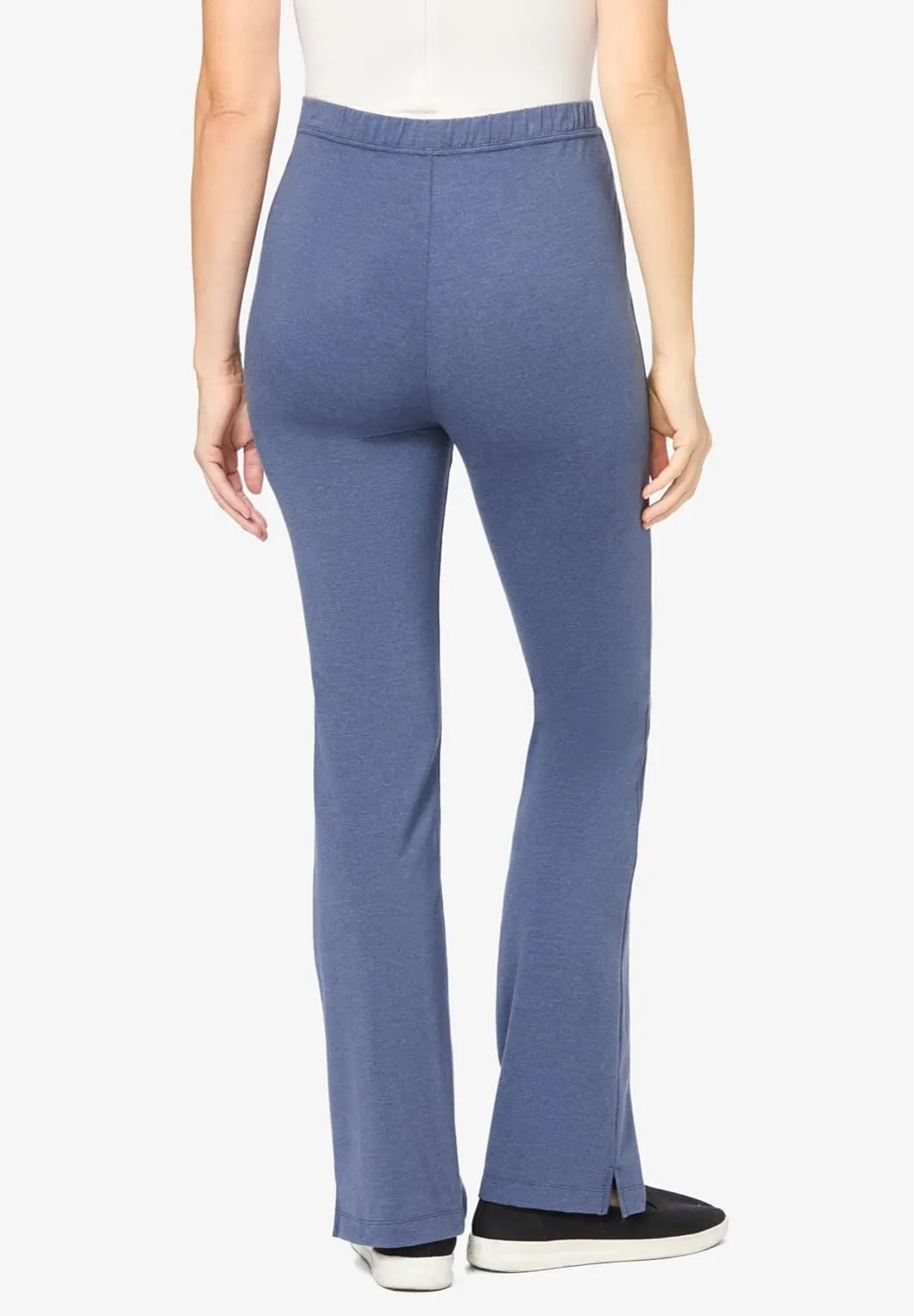 Woman Within Plus Size Stretch Cotton Bootcut Pant
