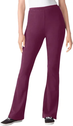 Woman Within Plus Size Stretch Cotton Bootcut Pant