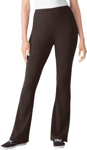 Woman Within Plus Size Stretch Cotton Bootcut Pant