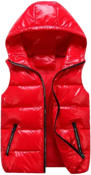 Women Sleeveless Puffer Jacket Ladies Waterproof Cotton Padded Waistcoat Female Fashion Street Top