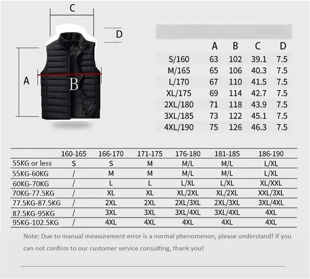 Women Sleeveless Vest Jackets Winter Fashion Women Cotton-Padded Vest Coats Men Stand Collar Warm Waistcoats Clothing