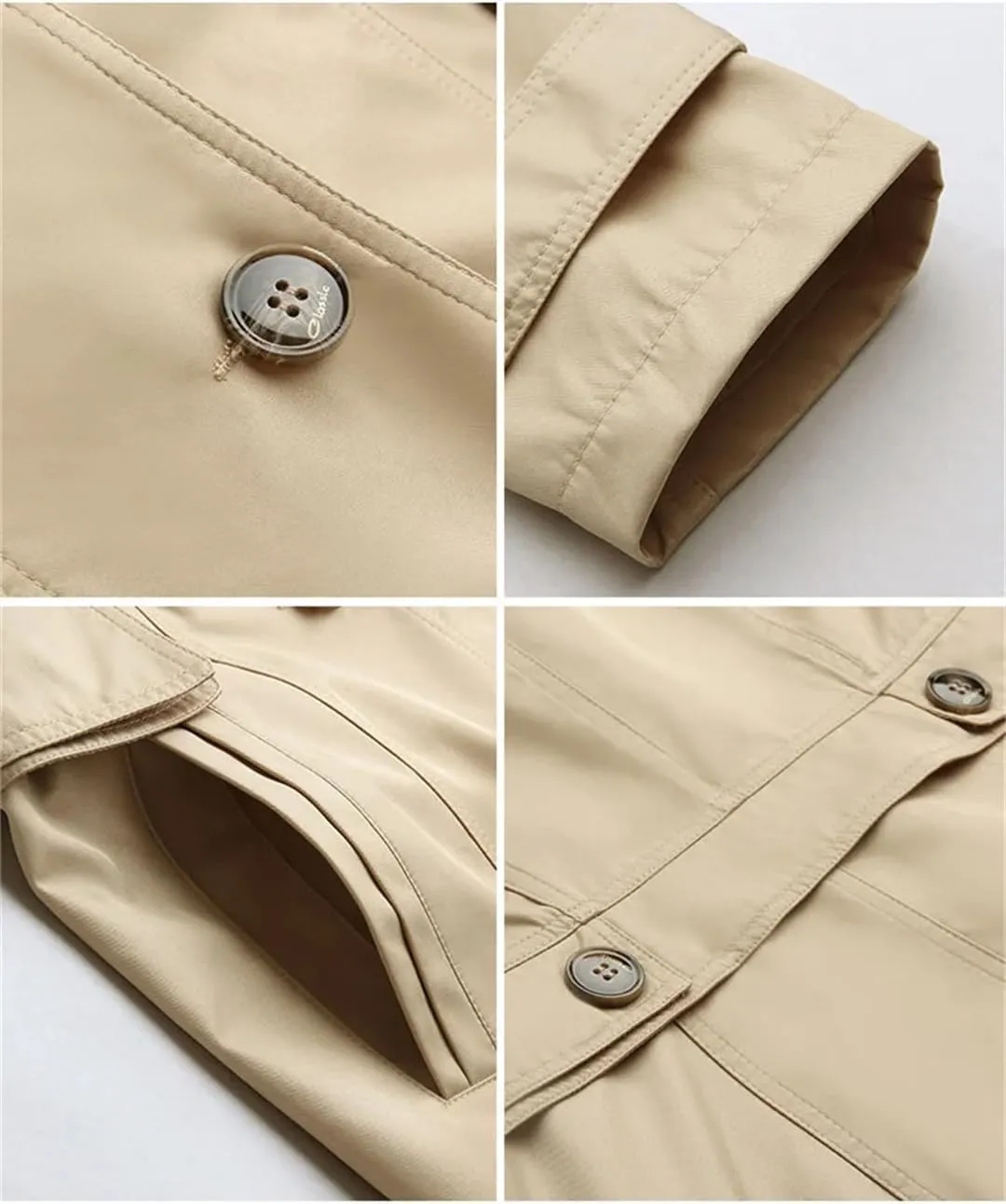 Women Spring Trench Coat Korean Single-Breasted Slim All-Match Windbreaker Female Outerwear Overcoat