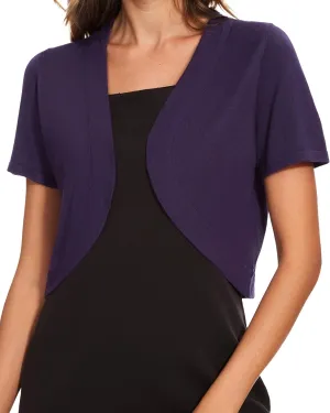 Women's Bolero Shrug Lightweight Short Sleeve Open Front Cardigan Shrugs for Evening Dresses