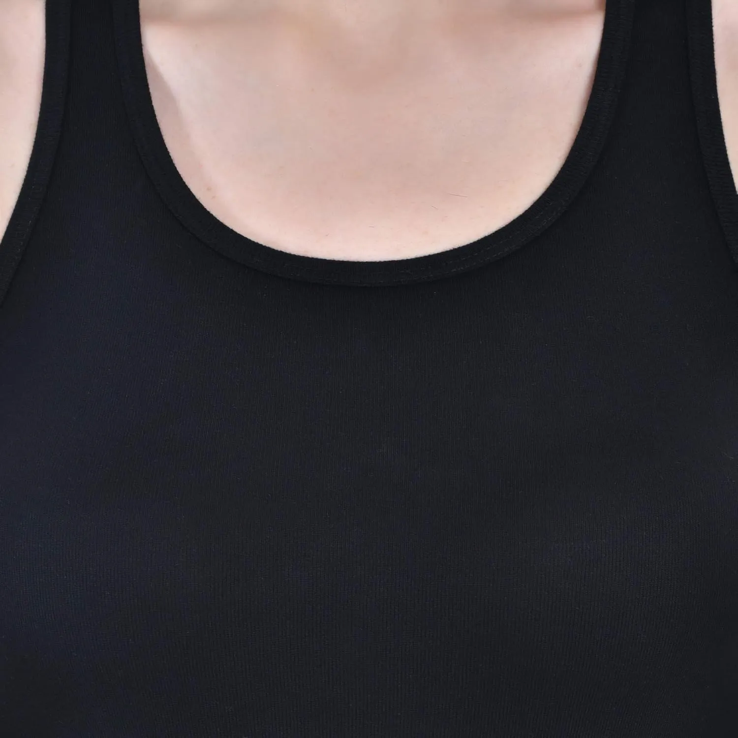 Women's Cotton Sleeveless Camisole Slip Spaghetti Pack of 2