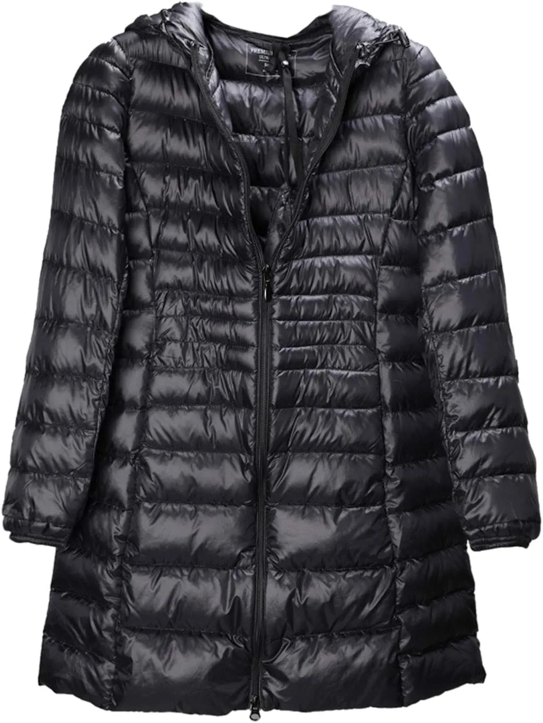 Womens Hooded Duck Down Jacket Long Coat Lightweight Winter Thick Parka