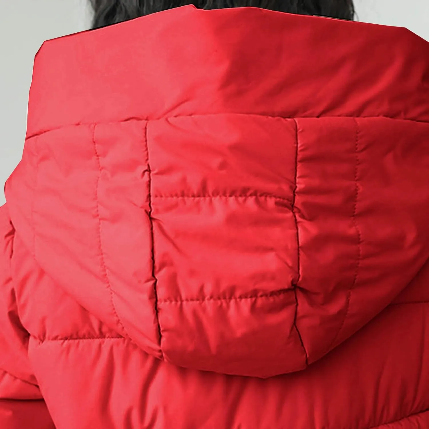 Women's Waterproof Long Winter Coat Warm Puffer Jacket Thickened Down Parka Maxi Coats Button Down Casual Jackets