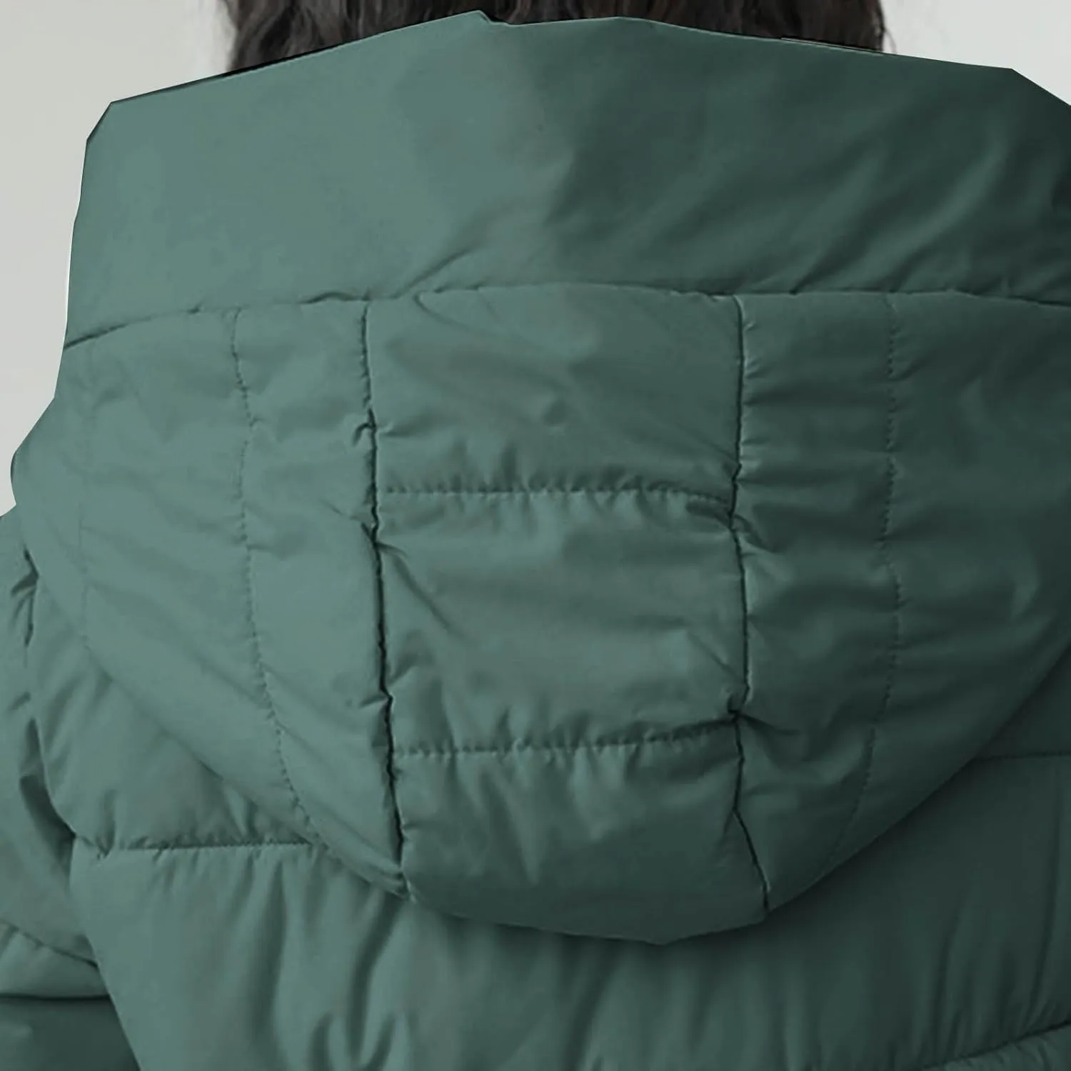 Women's Waterproof Long Winter Coat Warm Puffer Jacket Thickened Down Parka Maxi Coats Button Down Casual Jackets