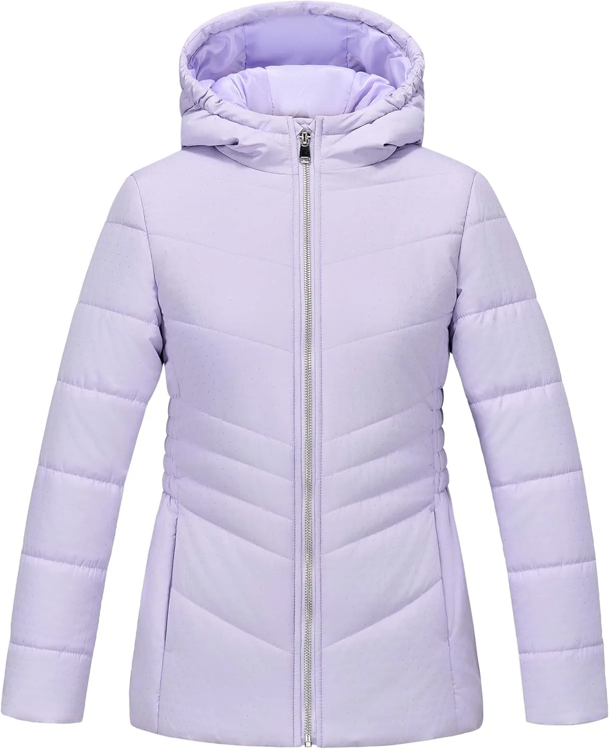 WULFUL Girls Winter Waterproof Coat Warm Hooded Parka Jacket Long