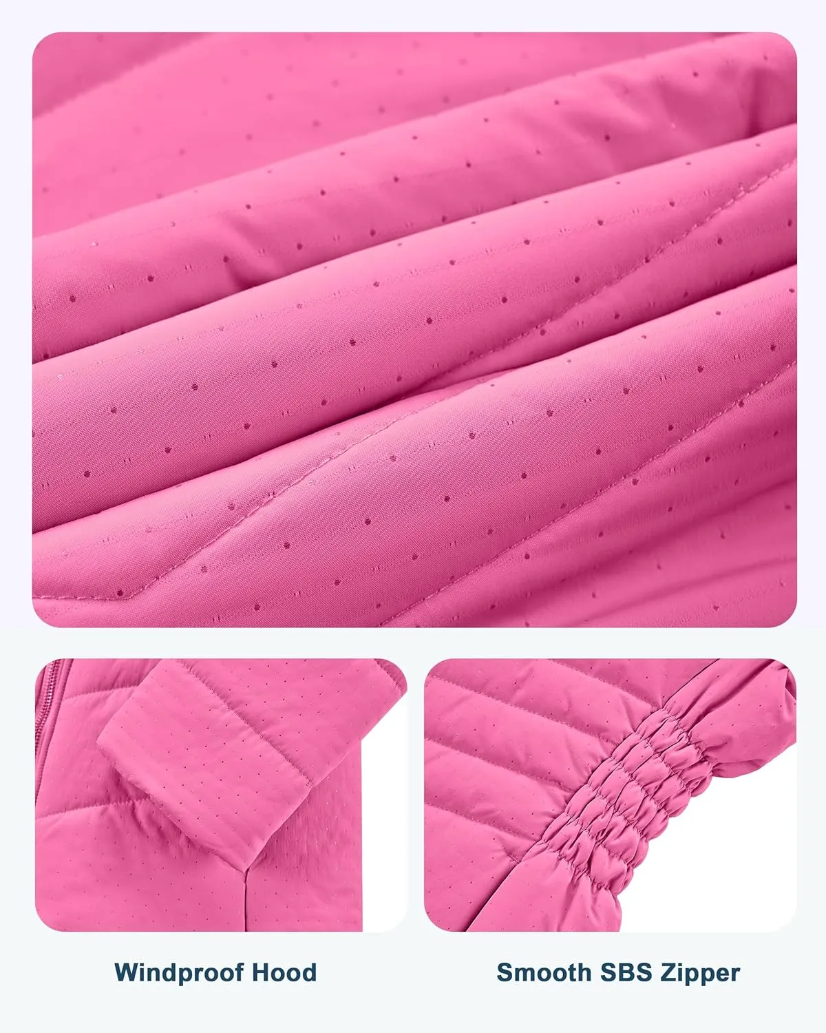 WULFUL Girls Winter Waterproof Coat Warm Hooded Parka Jacket Long